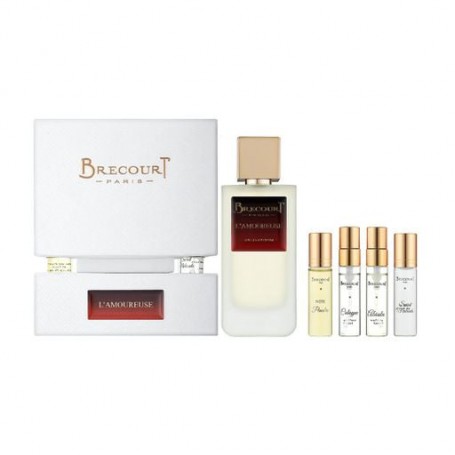 Парфюмированный набор женский Brecourt L'Amoureuse (парфюмированная вода, 100 мл + парфюмированная вода, 2*7 мл + парфюмированна