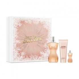 Парфюмированный набор женский Jean Paul Gaultier Classique (туалетная вода, 100 мл + лосьон для тела, 75 мл + туалетная вода, 6 