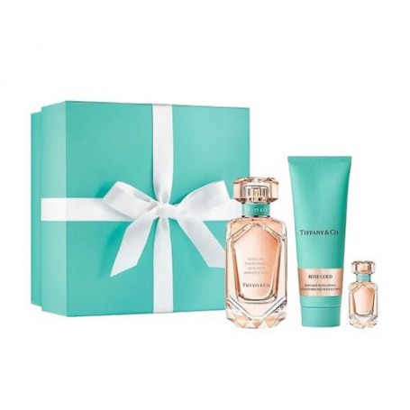 Парфюмированный набор женский Tiffany & Co Rose Gold Gift Set (парфюмированная вода, 75 мл + парфюмированная вода, 5 мл + лосьон