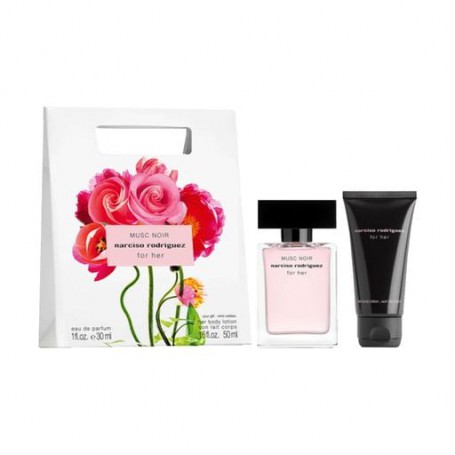 Парфюмированный набор женский Narciso Rodriguez For Her Musc Noir Set (парфюмированная вода, 30 мл + лосьон для тела, 50 мл)