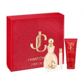 Парфюмированный набор женский Jimmy Choo I Want Choo (парфюмированная вода, 100 мл + парфюмированная вода, 7.5 мл + лосьон, 100 
