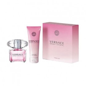 Парфюмированный набор Versace Bright Crystal женский (туалетная вода, 90 мл + лосьон для тела, 100 мл)
