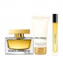 Парфюмированный набор женский Dolce & Gabbana The One (парфюмированная вода, 10 мл + парфюмированная вода, 75 мл + лосьон для те