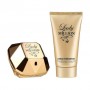Парфюмированный набор женский Paco Rabanne Lady Million (парфюмированная вода, 50 мл + лосьон для тела,75 мл)
