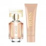 Парфюмированный набор женский Hugo Boss The Scent For Her (лосьон для тела, 50 мл + парфюмированная вода, 30 мл)