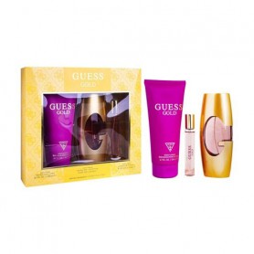 Парфюмированный набор женский Guess Gold (парфюмированная вода, 75 мл + парфюмированная вода, 15 мл + лосьон для тела, 200 мл)