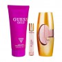 Парфюмированный набор женский Guess Gold (парфюмированная вода, 75 мл + парфюмированная вода, 15 мл + лосьон для тела, 200 мл)