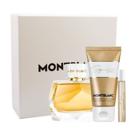Парфюмированный набор женский Montblanc Signature Absolue Set (парфюмированная вода, 90 мл + лосьон для тела, 100 мл + парфюмиро