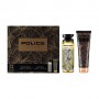 Парфюмированный набор женский Police Amber Gold (туалетная вода, 100 мл + лосьон, 125 мл)