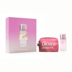 Парфюмированный набор женский Dicora Urban Fit NYC (туалетная вода, 150 мл + косметичка)
