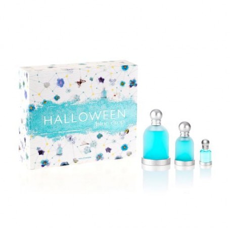 Парфюмированный набор женский Jesus Del Pozo Halloween Blue Drop (туалетная вода, 100 мл + туалетная вода, 30 мл + туалетная вод