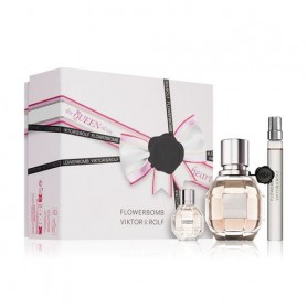 Парфюмированный набор женский Viktor & Rolf Flowerbomb (парфюмированная вода, 50 мл + парфюмированная вода, 10 мл + парфюмирован