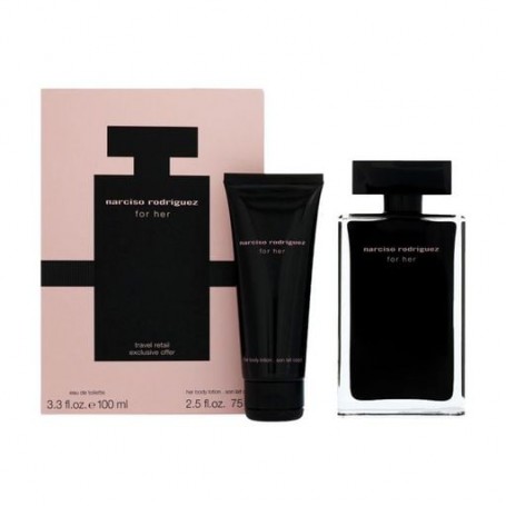 Парфюмированный набор Narciso Rodriguez For Her женский (туалетная вода, 100 мл + крем для тела, 75 мл)