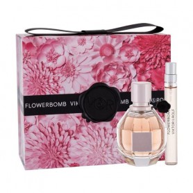 Парфюмированный набор Viktor & Rolf Flowerbomb женский (парфюмированная вода, 50 мл + парфюмированная вода, 10 мл)