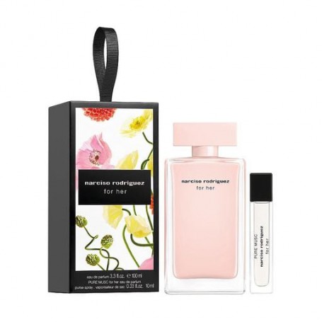 Парфюмированный набор женский Narciso Rodriguez For Her (парфюмированная вода, 100 мл + парфюмированная вода, 10 мл)