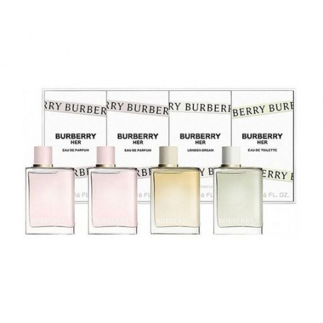 Парфюмированный набор женский Burberry Her (парфюмировання вода, 2*5 мл + туалетная вода, 5 мл + парфюмированная вода Burberry H