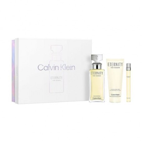 Парфюмированный набор Calvin Klein Eternity For Woman женский (парфюмированная вода, 100 мл + лосьон для тела, 100 мл + парфюмир