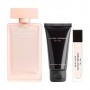 Парфюмированный набор женский Narciso Rodriguez For Her Musc Nude (парфюмированная вода, 100 мл + парфюмированная вода, 10 мл + 