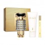 Парфюмированный набор женский Paco Rabanne Fame (парфюмированная вода, 80 мл + парфюмированная вода, 4 мл + лосьон для тела, 100