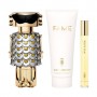 Парфюмированный набор женский Paco Rabanne Fame (парфюмированная вода, 80 мл + парфюмированная вода, 4 мл + лосьон для тела, 100