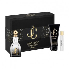 Парфюмированный набор женский Jimmy Choo I Want Choo Forever (парфюмированная вода, 100 мл + парфюмированная вода, 7.5 мл + лось