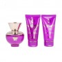Парфюмированный набор женский Versace Pour Femme Dylan Purple (парфюмированная вода, 50 мл + лосьон для тела, 50 мл + гель для д