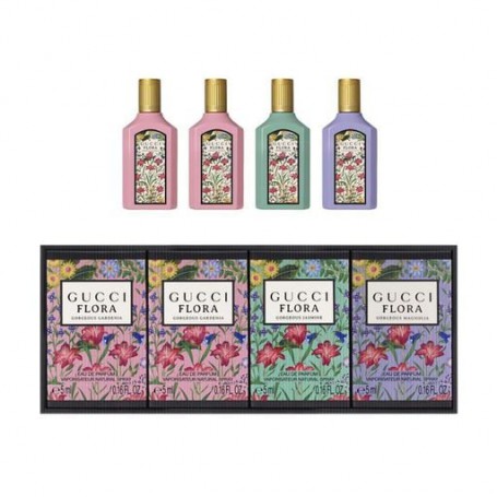 Парфюмированный набор женский Gucci Flora Miniatures Giftset (парфюмированная вода, 4*5 мл)