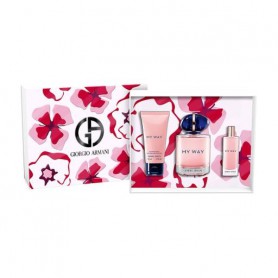 Парфюмированный набор женский Giorgio Armani My Way (парфюмированная вода, 15 мл + парфюмированная вода, 90 мл + лосьон для тела