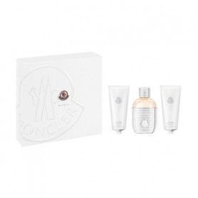 Парфюмированный набор женский Moncler Pour Femme Giftset (парфюмированная вода, 100 мл + гель для душа, 100 мл + крем, 100 мл)