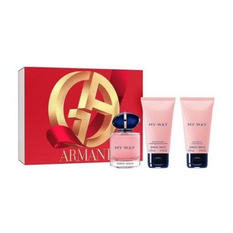 Парфюмированный набор женский Giorgio Armani My Way (парфюмированная вода, 50 мл + гель для душа, 50 мл + лосьон для тела, 50 мл