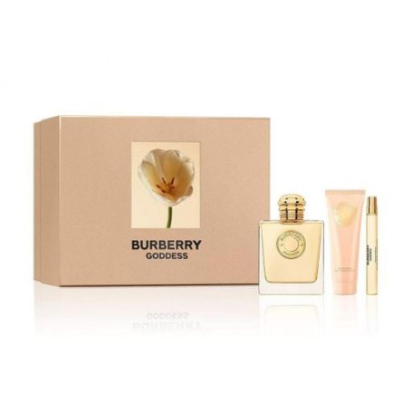 Парфюмированный набор женский Burberry Goddess (парфюмированная вода, 10 мл + лосьон для тела, 75 мл + парфюмированная вода, 100