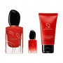Парфюмированный набор женский Giorgio Armani Si Passione (парфюмированная вода, 50 мл + парфюмированная вода, 7 мл + лосьон для 