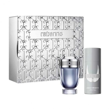 Парфюмированный набор мужской Paco Rabanne Invictus Set (туалетная вода, 100 мл + дезодорант, 150 мл)