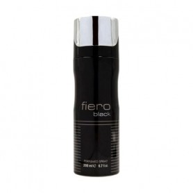 Парфюмированный дезодорант-спрей Fragrance World Fiero Black мужской, 200 мл