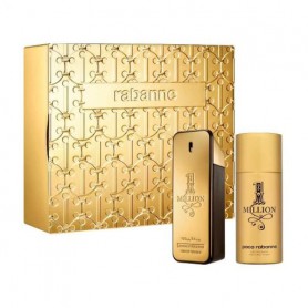 Парфюмированный набор мужской Paco Rabanne 1 Million (дезодорант-спрей, 150 мл + туалетная вода, 100 мл)