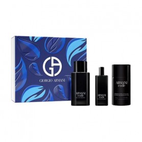 Парфюмированный набор мужской Giorgio Armani Armani Code (туалетная вода, 75 мл + дезодорант, 75 г + туалетная вода, 15 мл)