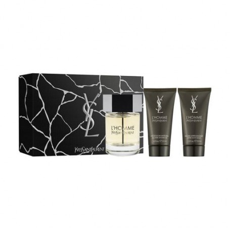 Парфюмированный набор мужской Yves Saint Laurent L'Homme (туалетная вода, 100 мл + гель для душа, 50 мл + бальзам после бритья, 