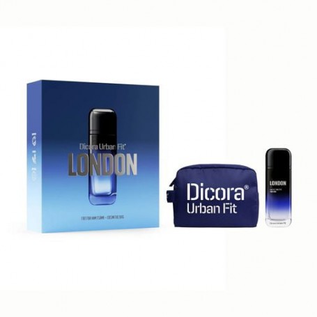 Парфюмированный набор мужской Dicora Urban Fit London (туалетная вода, 150 мл + косметичка)