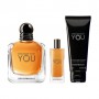 Парфюмированный набор мужской Giorgio Armani Emporio Armani Stronger With You (туалетная вода, 100 мл + гель для душа, 75 мл + т