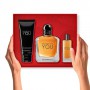Парфюмированный набор мужской Giorgio Armani Emporio Armani Stronger With You (туалетная вода, 100 мл + гель для душа, 75 мл + т