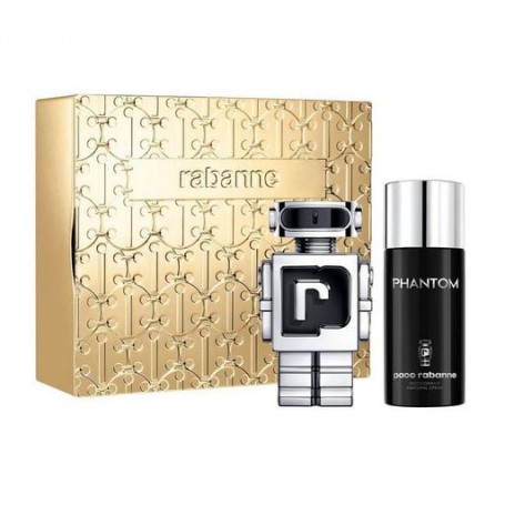 Парфюмированный набор мужской Paco Rabanne Phantom Set (туалетная вода, 100 мл + дезодорант-спрей, 150 мл)