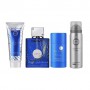 Парфюмированный набор мужской Armaf Club De Nuit Blue Iconic, 4 продукта