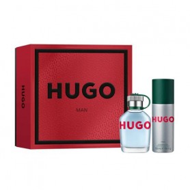 Парфюмированный мужской набор Hugo Boss Hugo Man (дезодорант-спрей, 150 мл + туалетная вода, 75 мл)