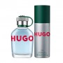 Парфюмированный мужской набор Hugo Boss Hugo Man (дезодорант-спрей, 150 мл + туалетная вода, 75 мл)