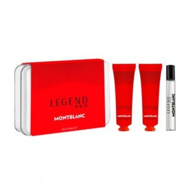 Парфюмированный набор мужской Montblanc Legend Red (парфюмированная вода, 7.5 мл + крем для лица, 30 мл + гель для лица, 30 мл)