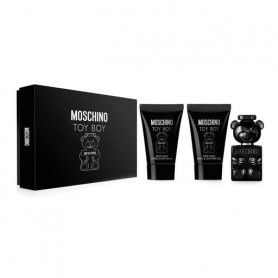 Парфюмированный набор мужской Moschino Toy Boy (парфюмированная вода, 5 мл + гель для душа, 25 мл + бальзам после бритья, 25 мл)