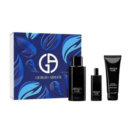 Парфюмированный набор мужской Giorgio Armani Armani Code (туалетная вода, 125 мл + туалетная вода, 15 мл + гель для душа, 75 мл)