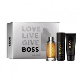 Парфюмированный набор мужской Hugo Boss The Scent (туалетная вода, 100 мл + дезодорант, 150 мл + гель для душа, 100 мл)
