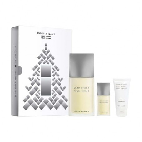 Парфюмированный набор мужской Issey Miyake L'eau d'Issey Pour Homme (туалетная вода, 125 мл + гель для душа, 50 мл + туалетная в
