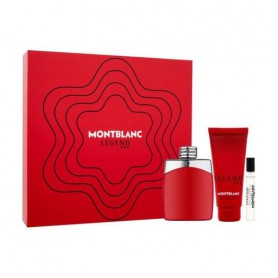 Парфюмированный набор мужской Montblanc Legend Red Set (парфюмированная вода, 100 мл + парфюмированная вода, 7.5 мл + гель для д